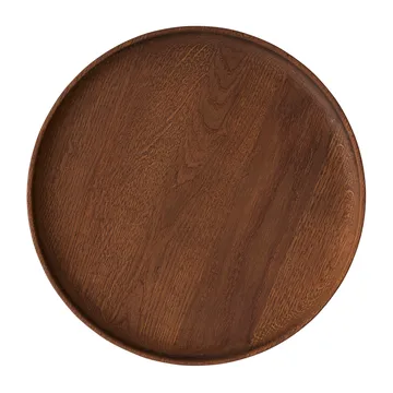 Tabuleiro de madeira redondo Inka Ø30 cm - Dark - OYOY