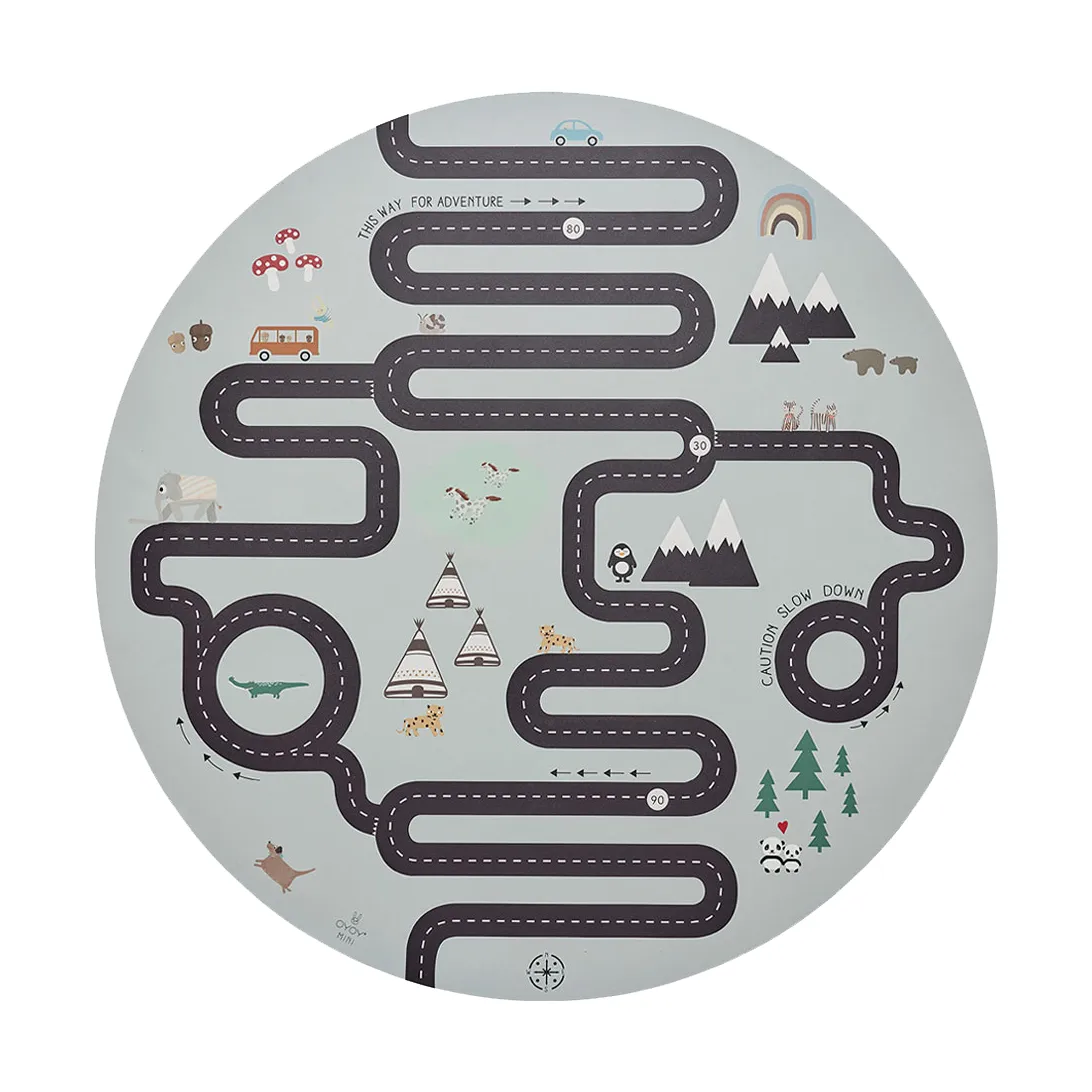 Tapete Adventure 112x112 cm, Multi OYOY