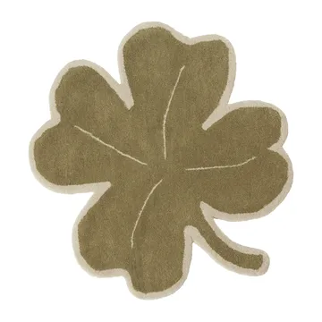Tapete Lucky Clover 95x95 cm - Verde - OYOY
