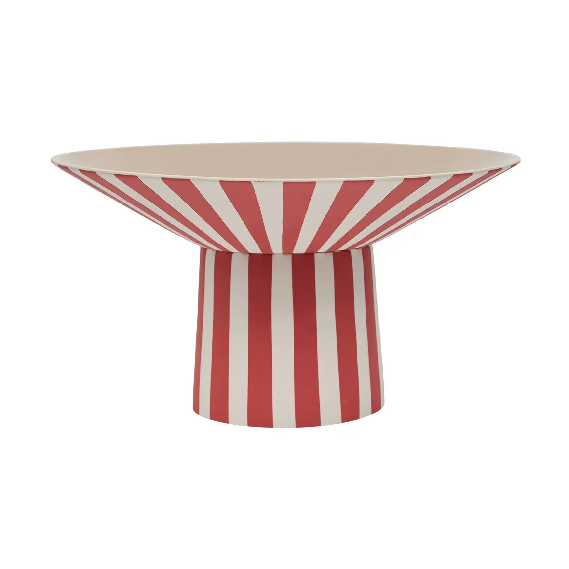 Toppu centro de mesa alto Ø30x17 cm, Vermelho-pêssego OYOY