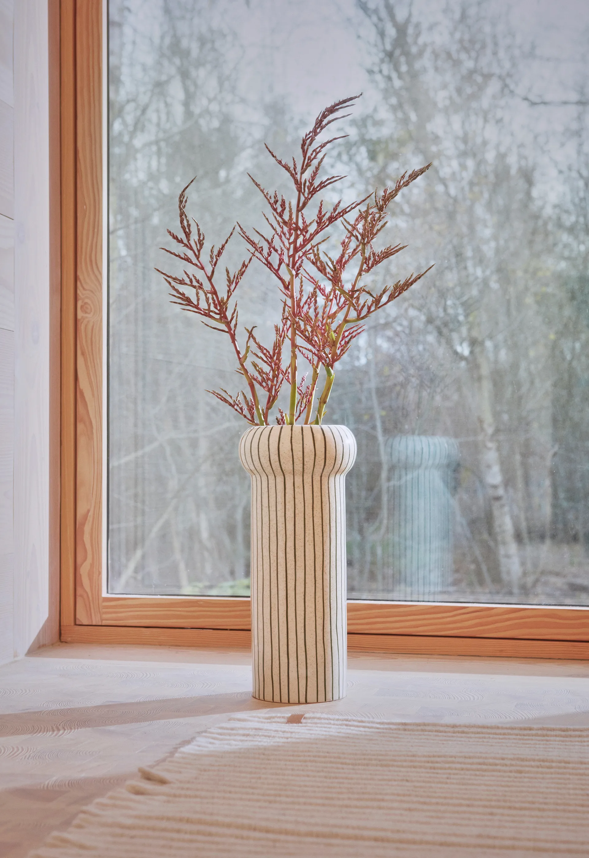 Vaso Aki 42 cm, Dark green OYOY