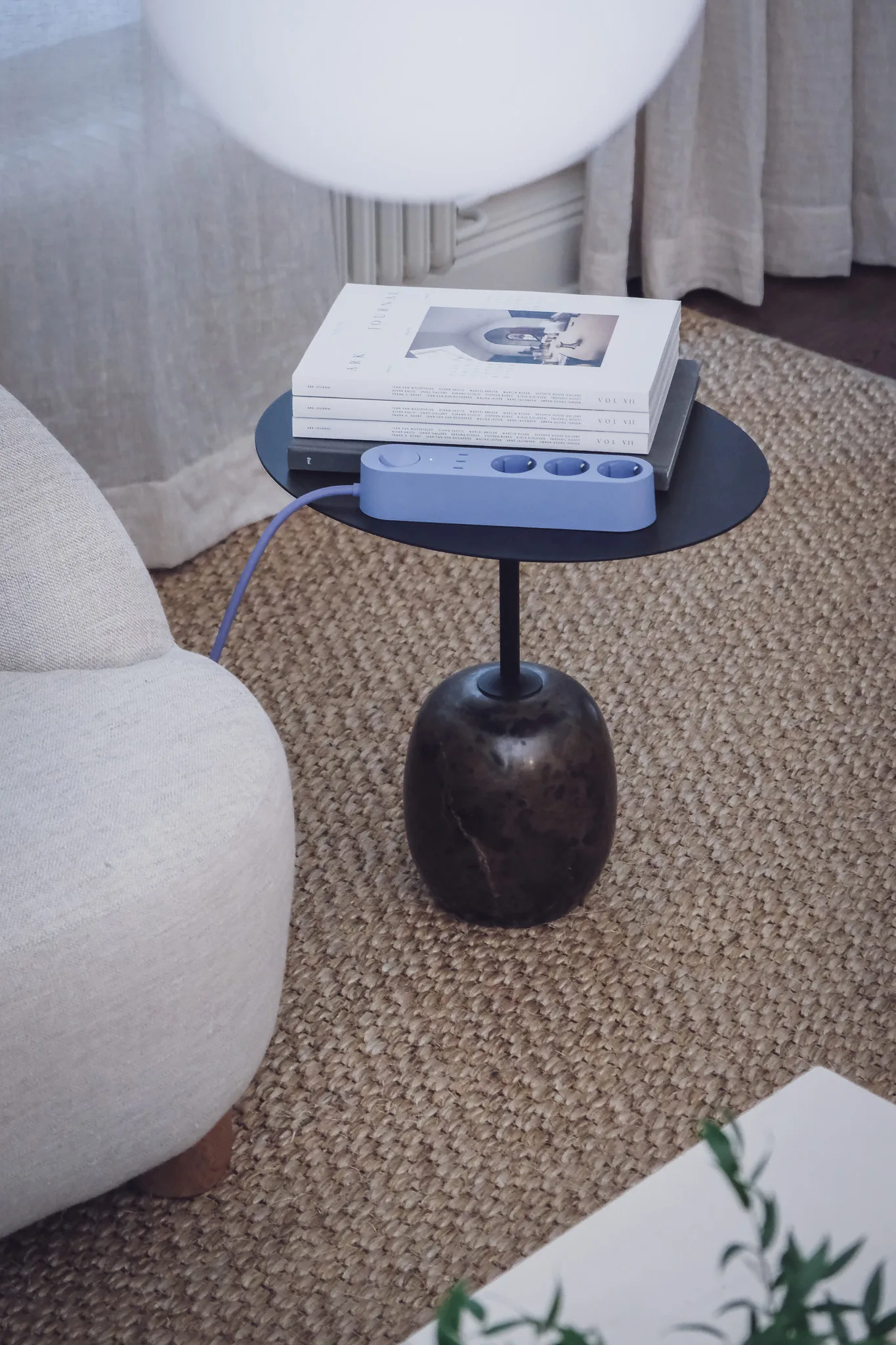 Alma Power Bar régua de tomadas, Kattegatt blue palett3