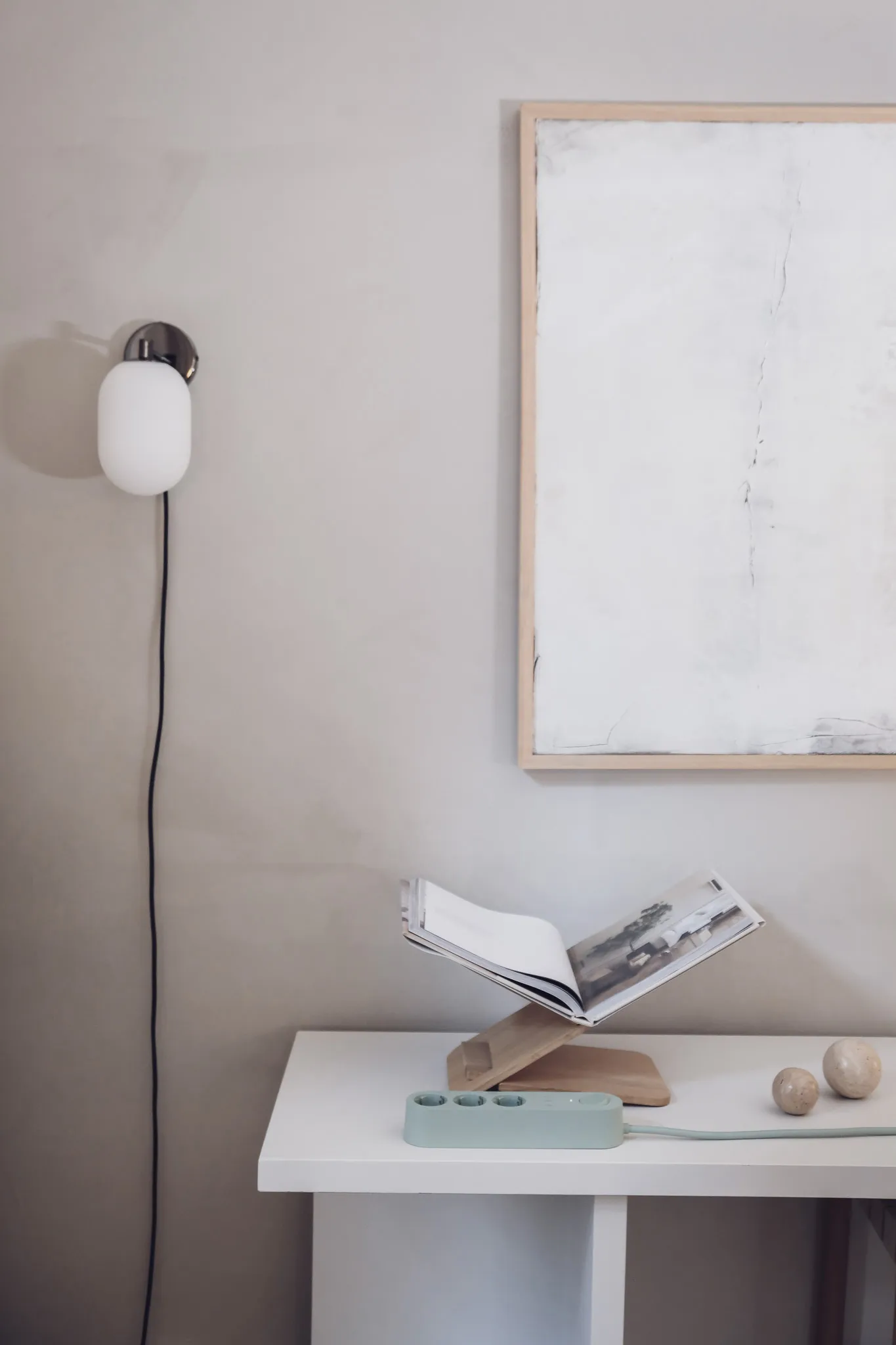 Alma Power Bar régua de tomadas, Midsummer green palett3