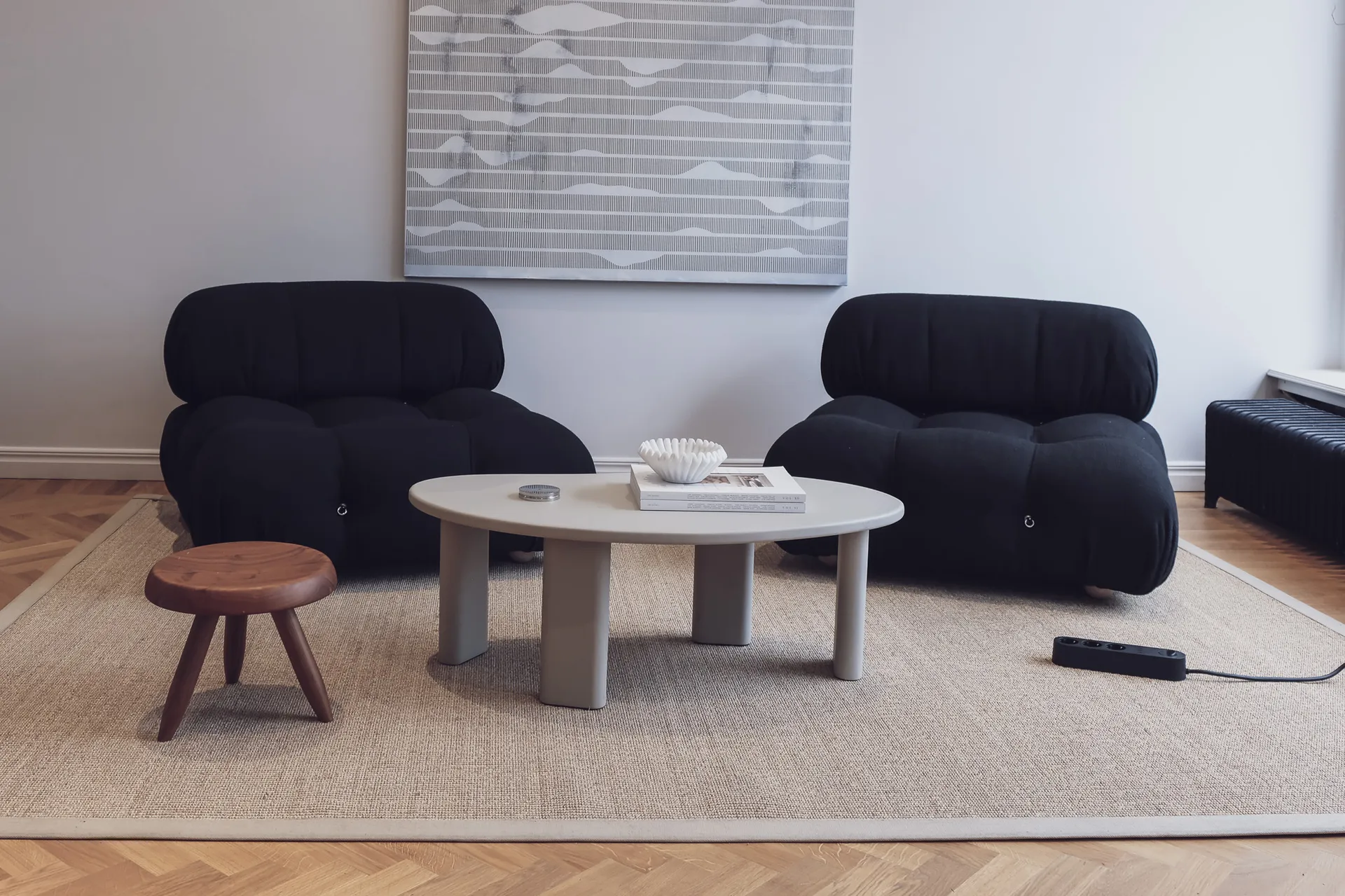 Alma Power Bar régua de tomadas, Midwinter black palett3