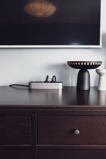 Edgar Power Bar extensão múltipla - Satin alumínio - palett3