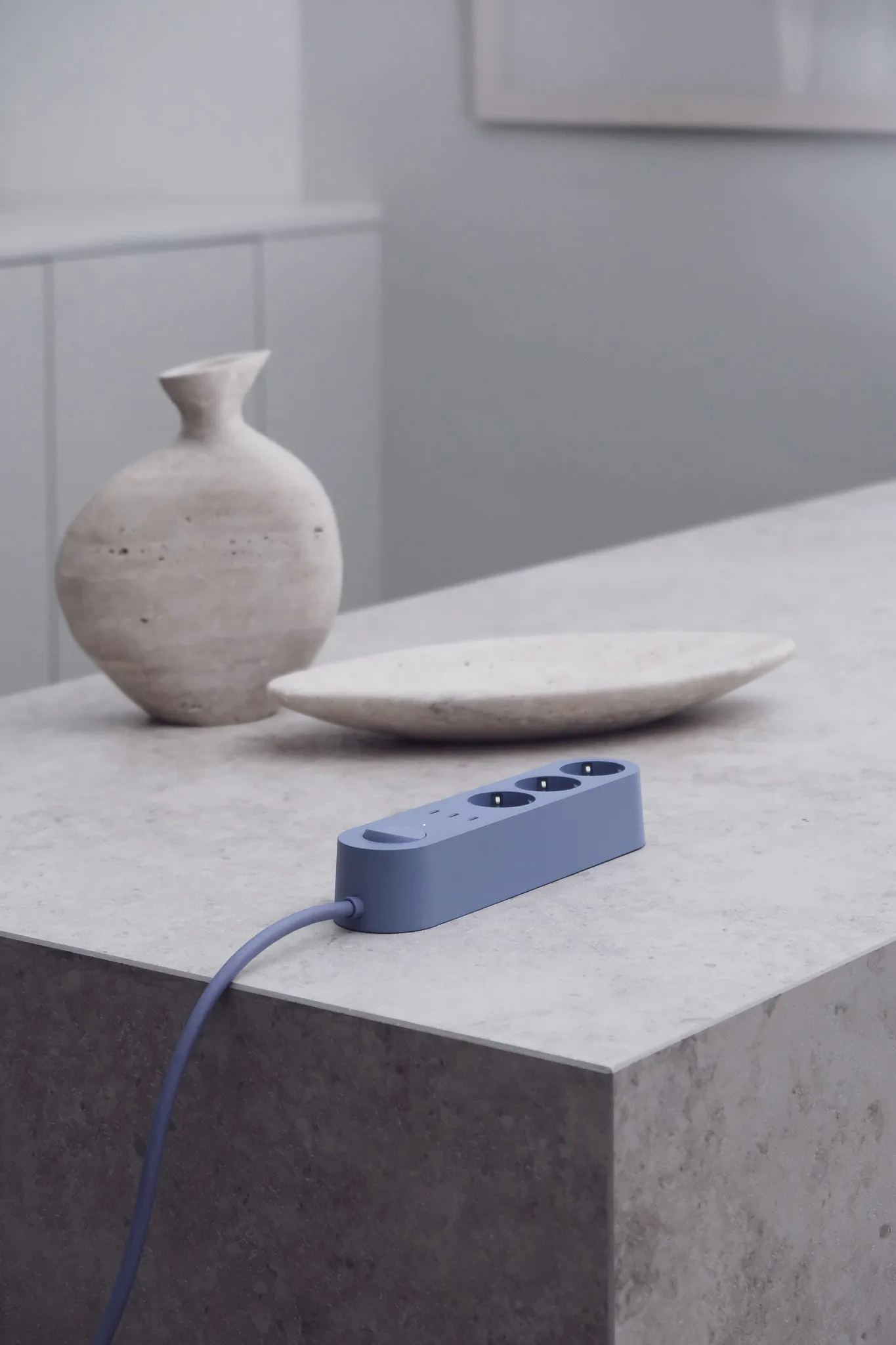 Alma Power Bar régua de tomadas, Kattegatt blue Palette