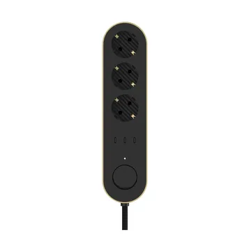 Edgar Power Bar extensão múltipla - Latão acetinado - Palette
