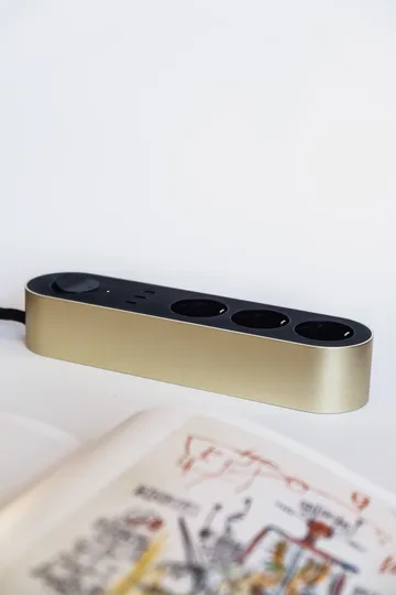 Edgar Power Bar extensão múltipla - Latão acetinado - Palette