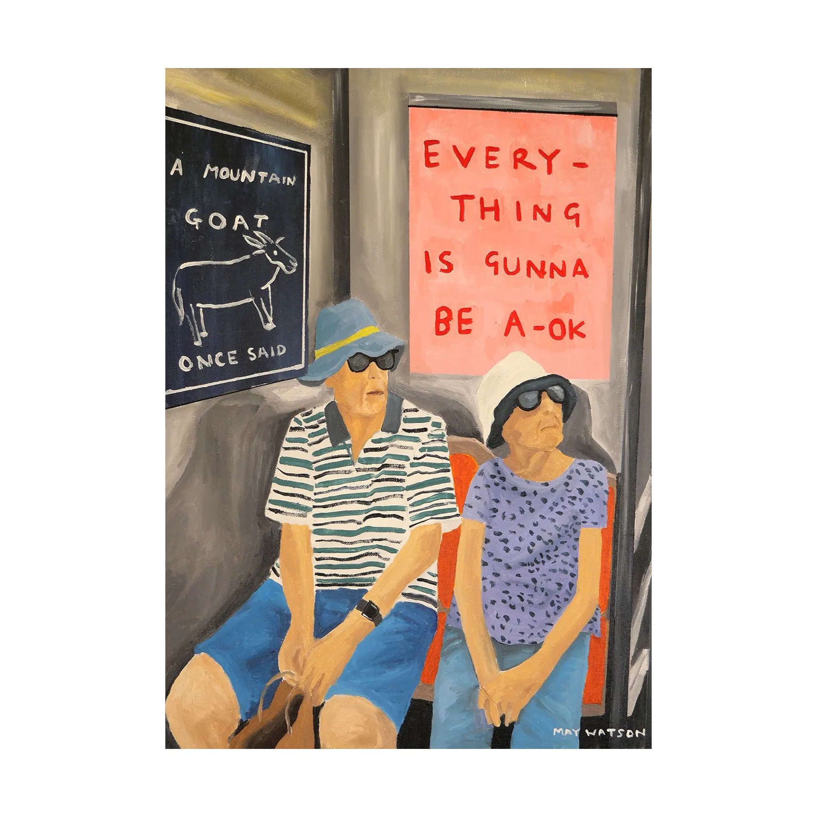 Cartaz Everything Is Gunna Be OK, 30x40 cm Paper Collective