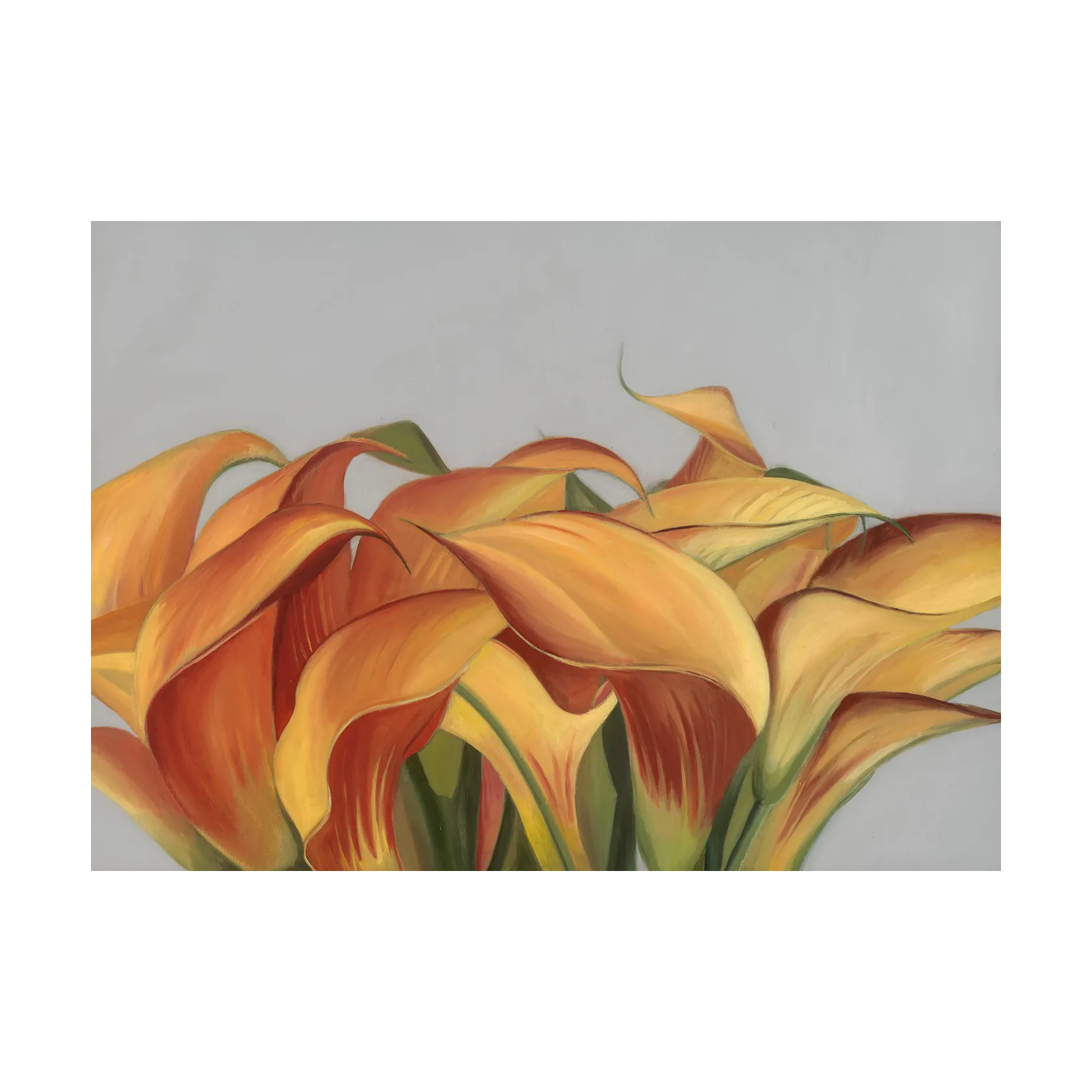 Cartaz Yellow Flowers, 30x40 cm Paper Collective