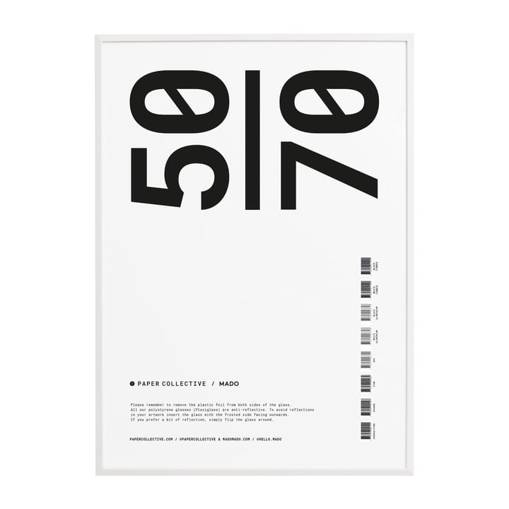 Moldura Paper Collective acrílico-branco - 50x70 cm - Paper Collective