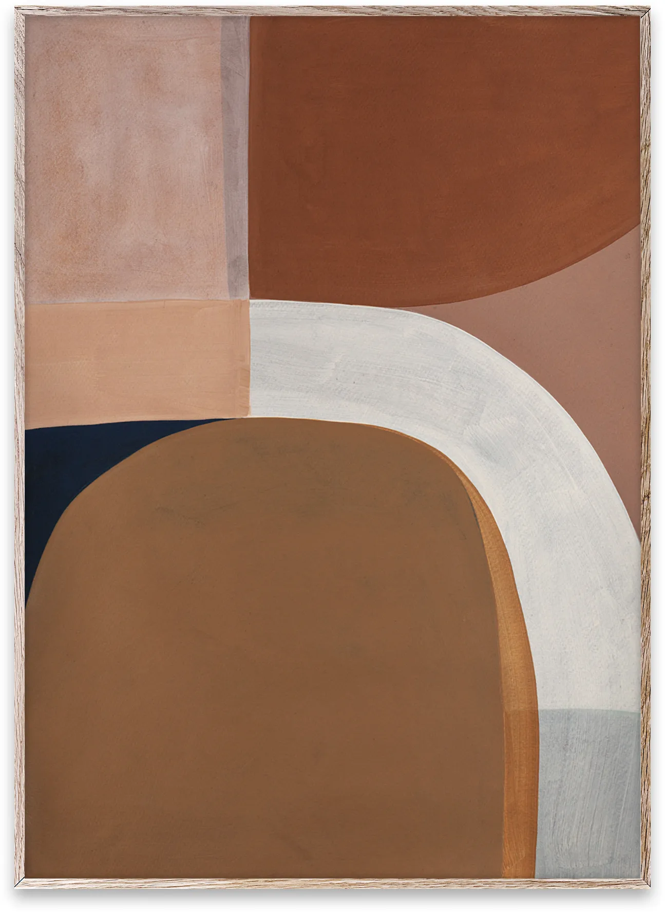 Painted Shapes 01 póster, 50x70 cm Paper Collective