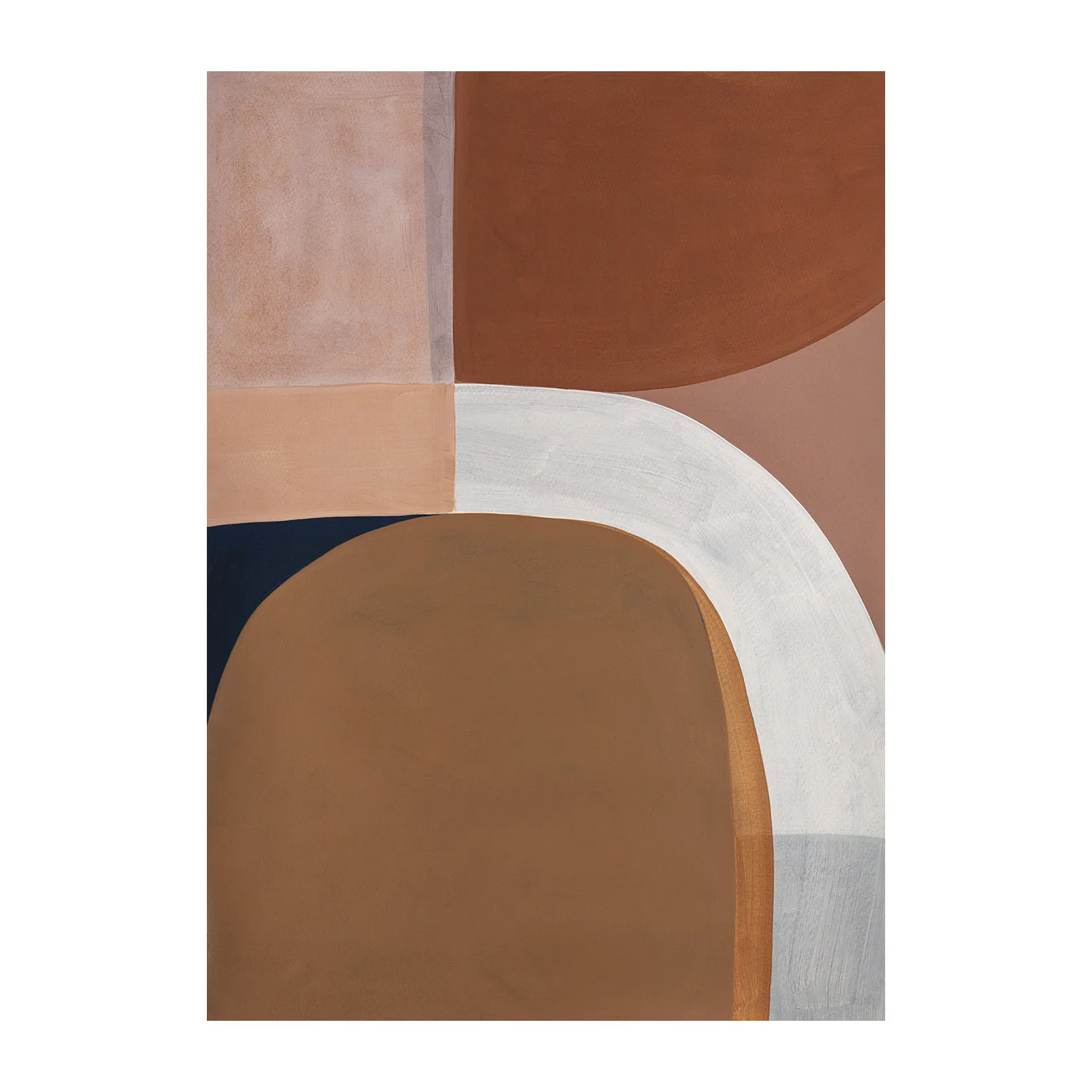Painted Shapes 01 póster, 70x100 cm Paper Collective
