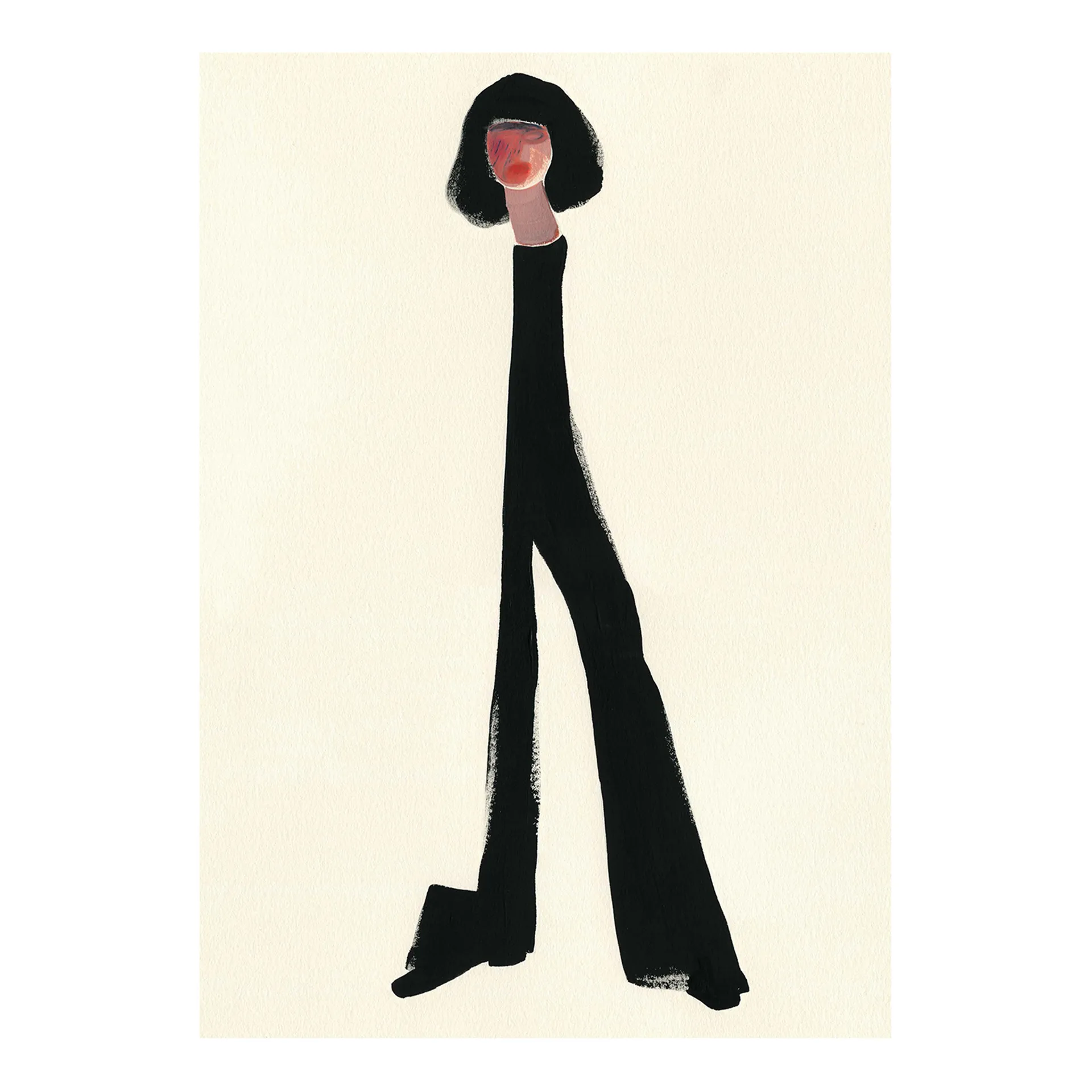 Póster Black Pants, 30x40 cm Paper Collective