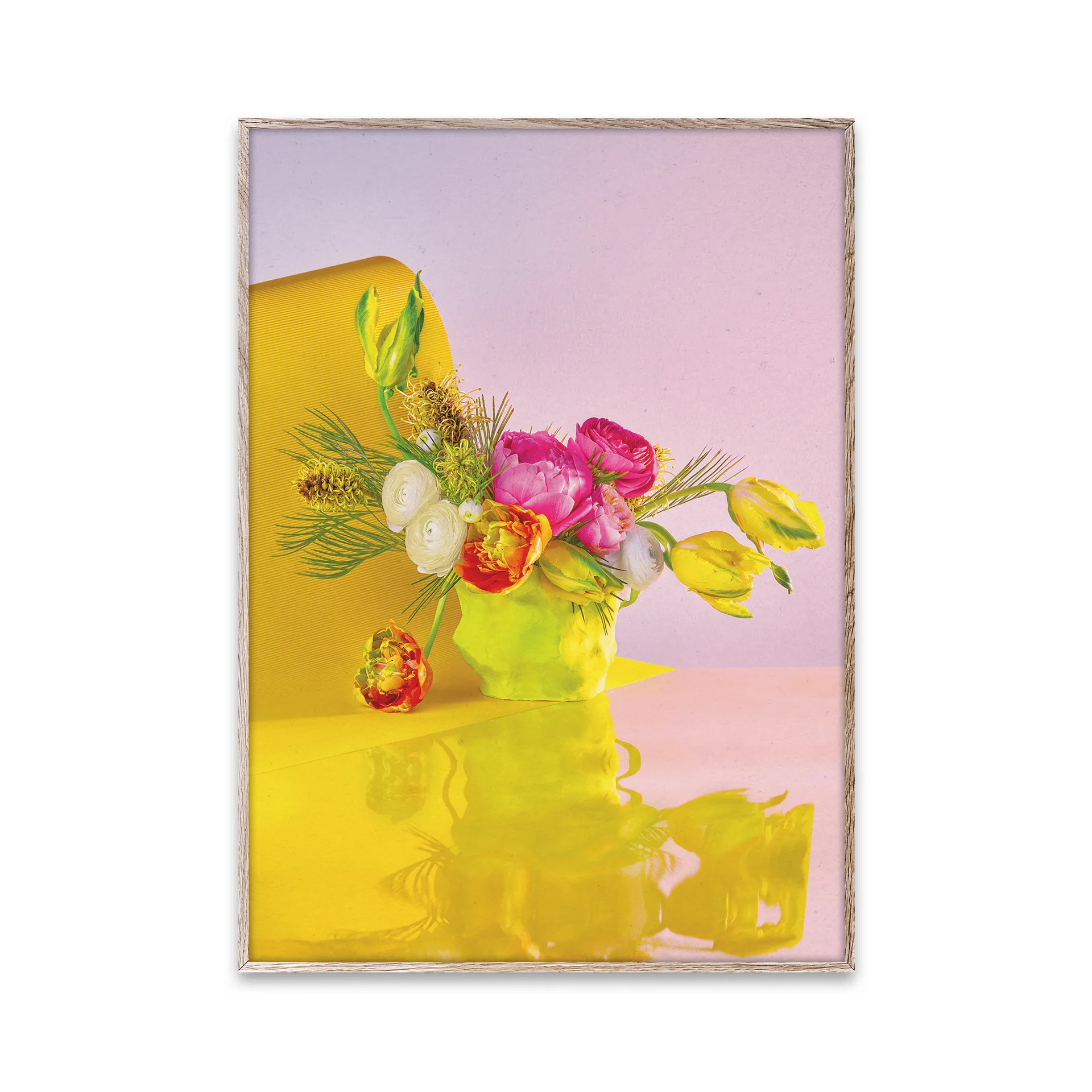 Póster Bloom 03 yellow, 30x40 cm Paper Collective