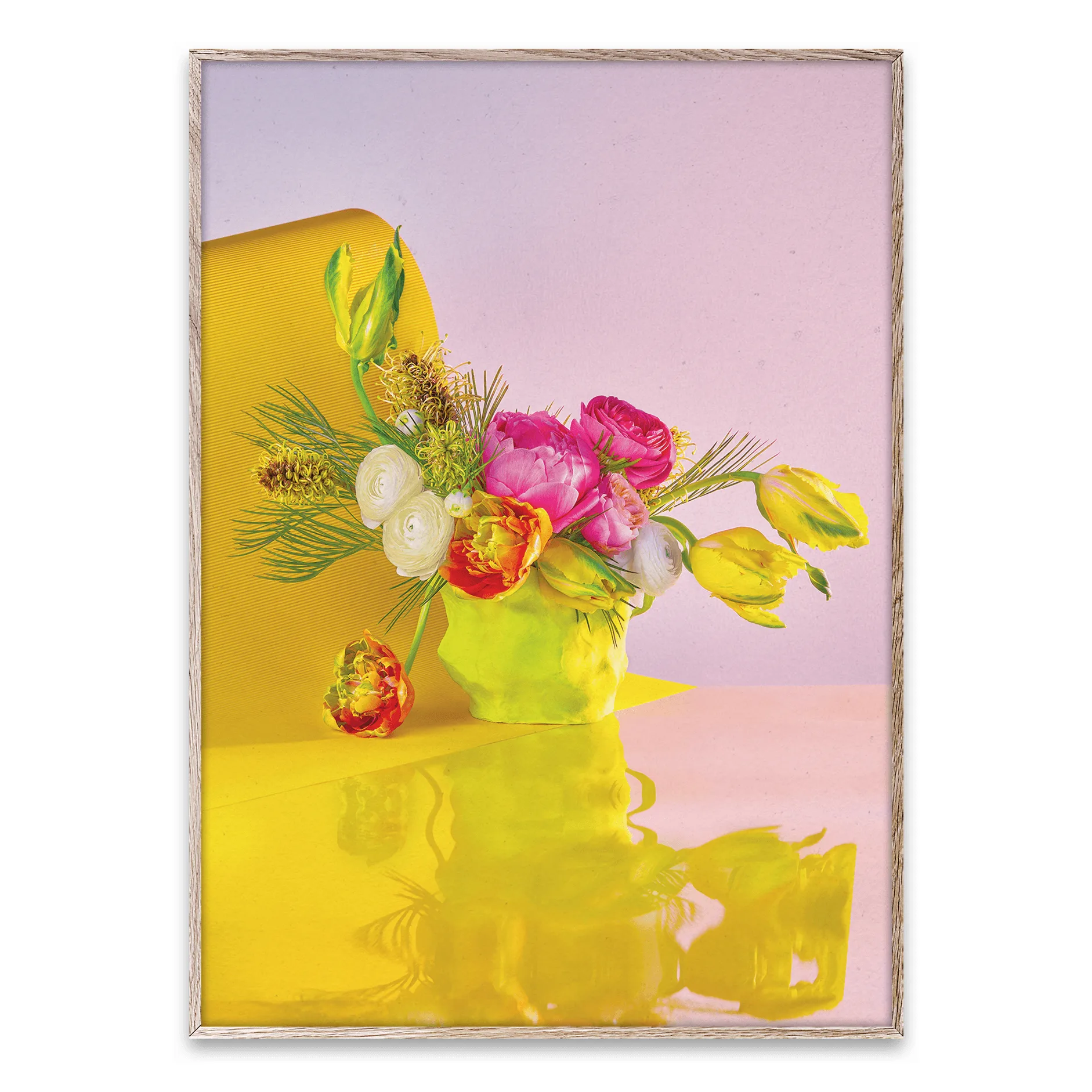 Póster Bloom 03 yellow, 50x70 cm Paper Collective