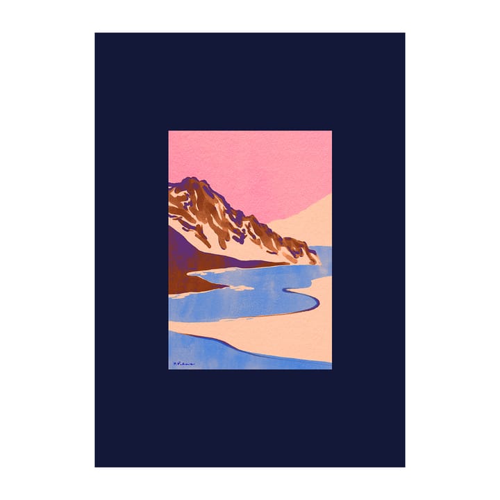 Poster Blue Landscape  - 50x70 cm - Paper Collective