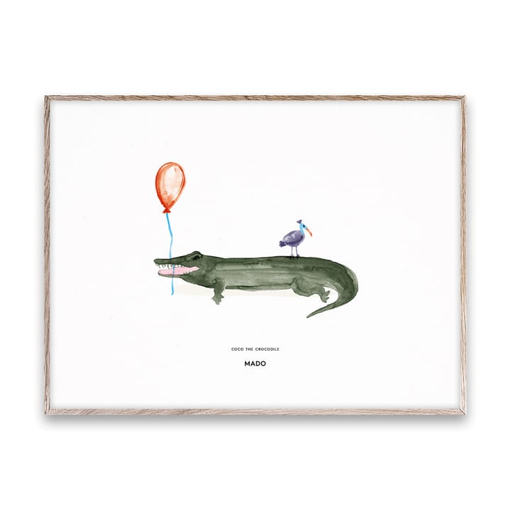 Poster Coco the Crocodile  - 30x40 cm - Paper Collective