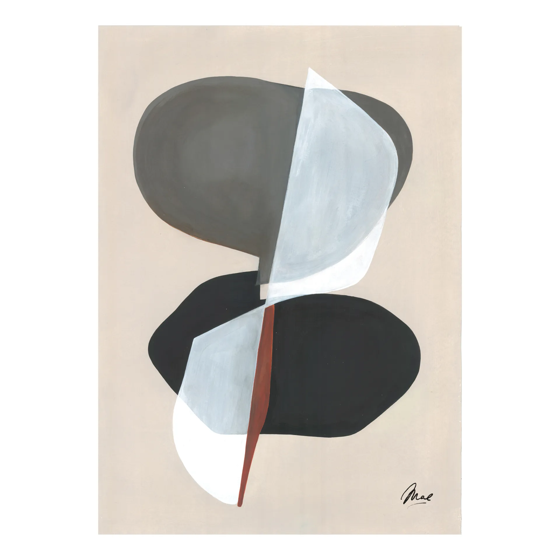 Póster Composition 01, 30x40 cm Paper Collective