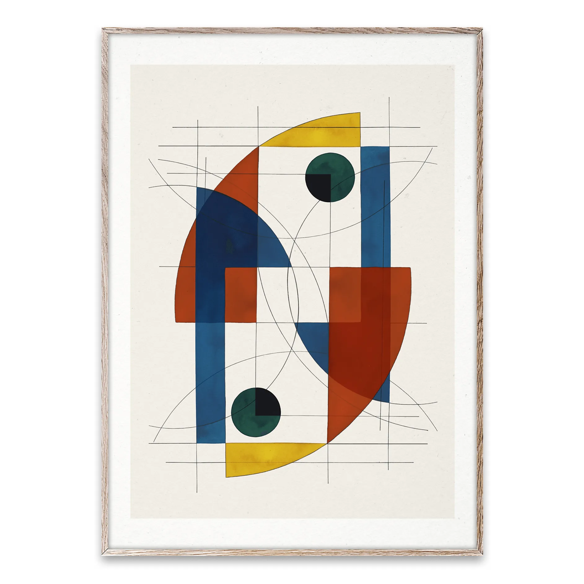 Póster Constructions 02, 50x70 cm Paper Collective