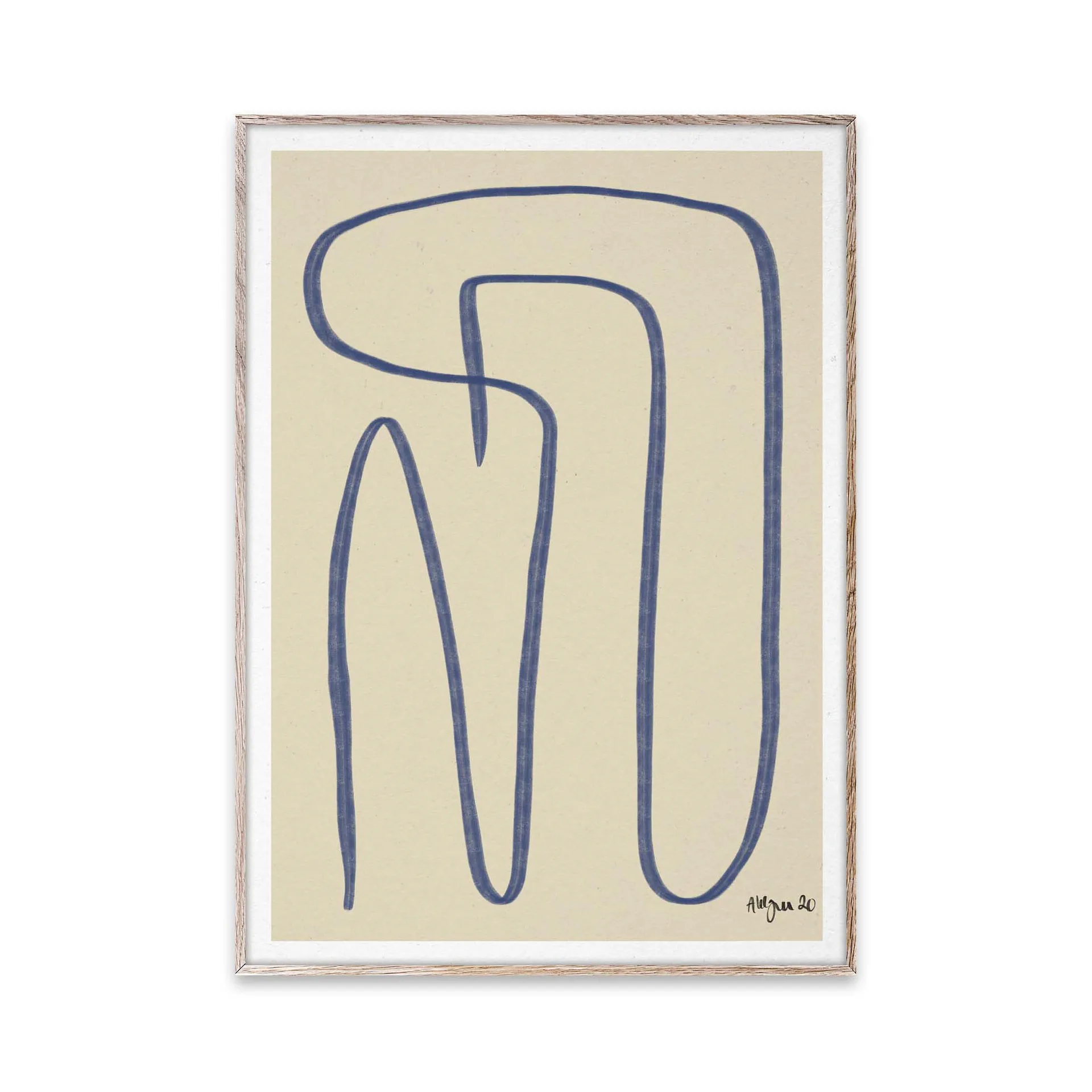 Póster Different Ways blue, 30x40 cm Paper Collective