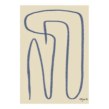 Póster Different Ways blue - 30x40 cm - Paper Collective