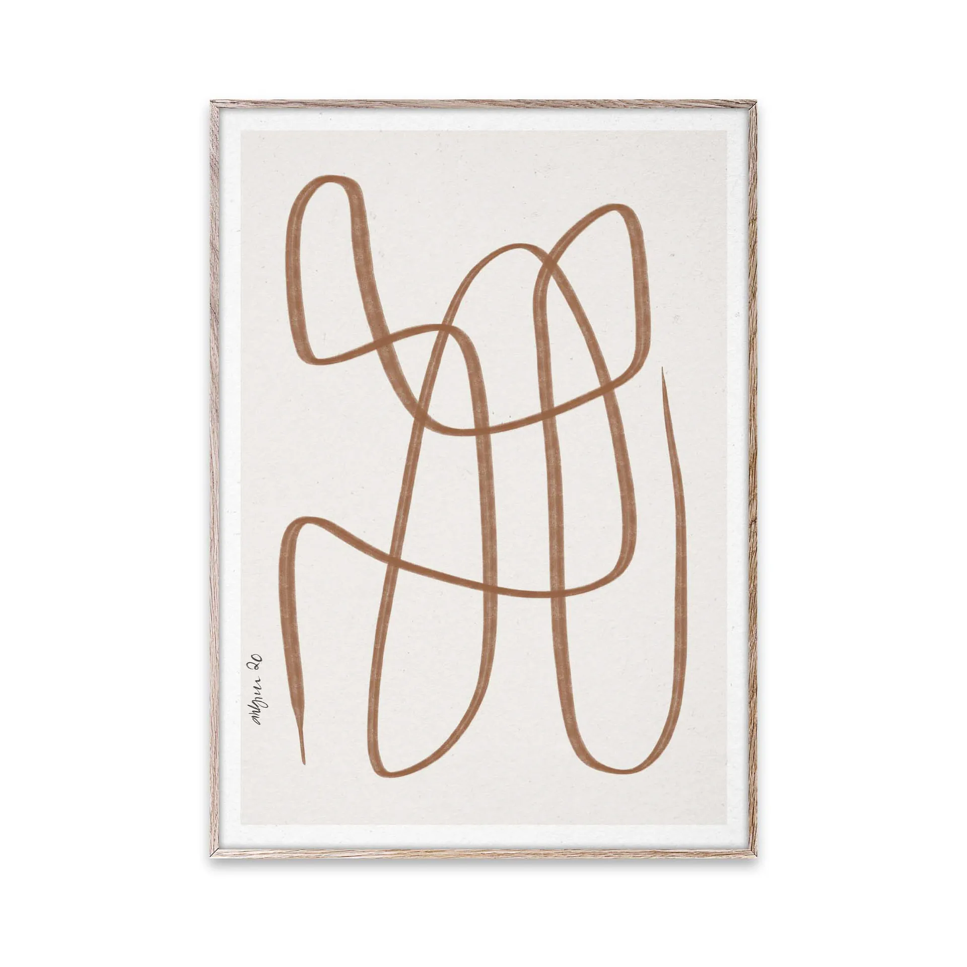 Póster Different Ways brown, 30x40 cm Paper Collective