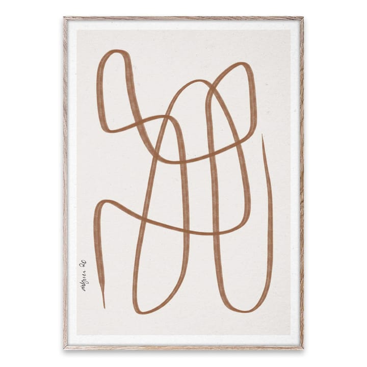 Póster Different Ways brown, 50x70 cm Paper Collective
