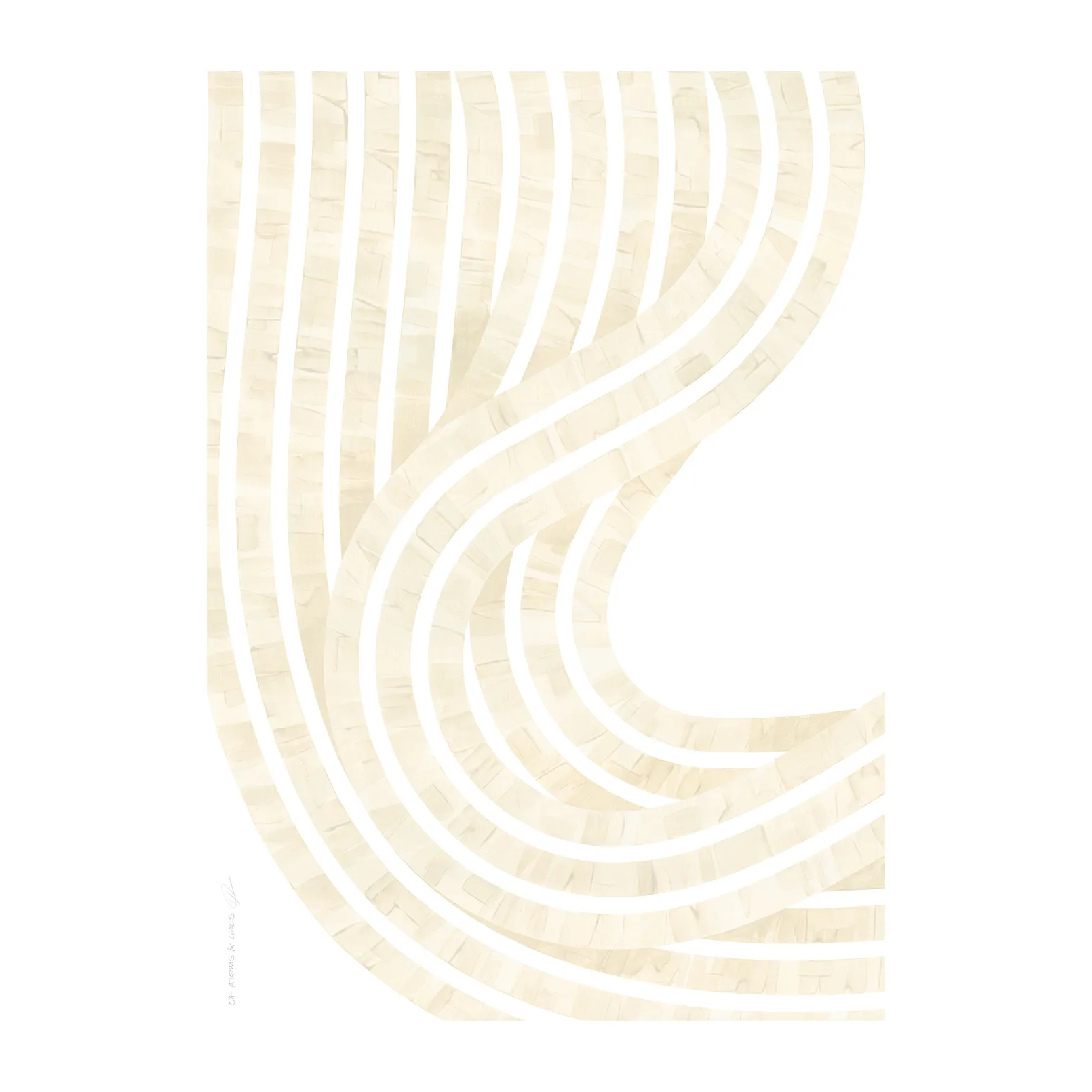 Poster Entropy Sand 01, 50x70 cm Paper Collective