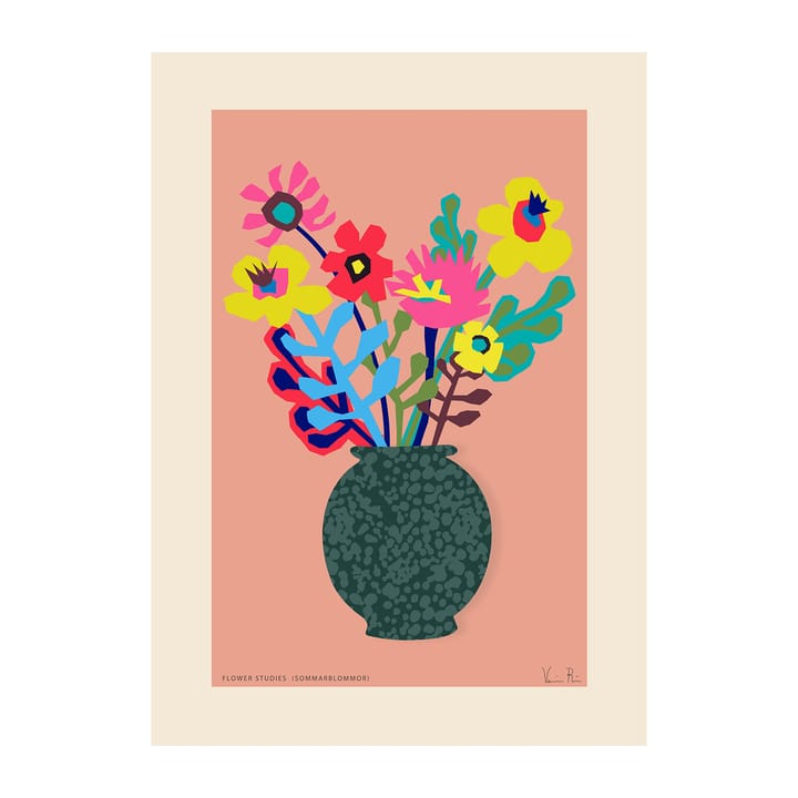 Poster Flower Studies 02 (verão) - 50x70 cm - Paper Collective