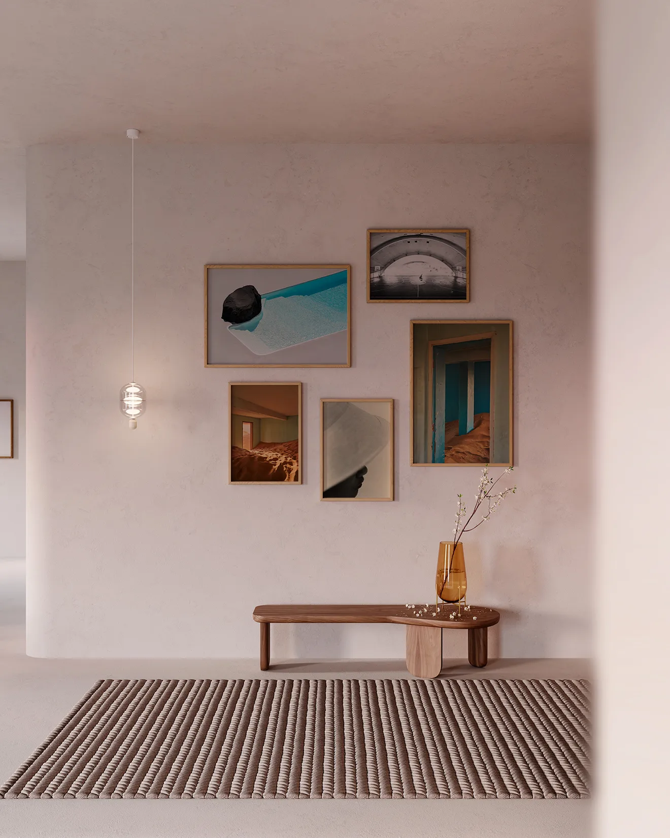 Póster Girl and Hat, 30x40 cm Paper Collective