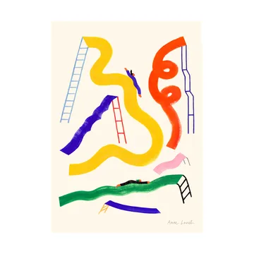 Pôster Glisser  - 50x70 cm - Paper Collective