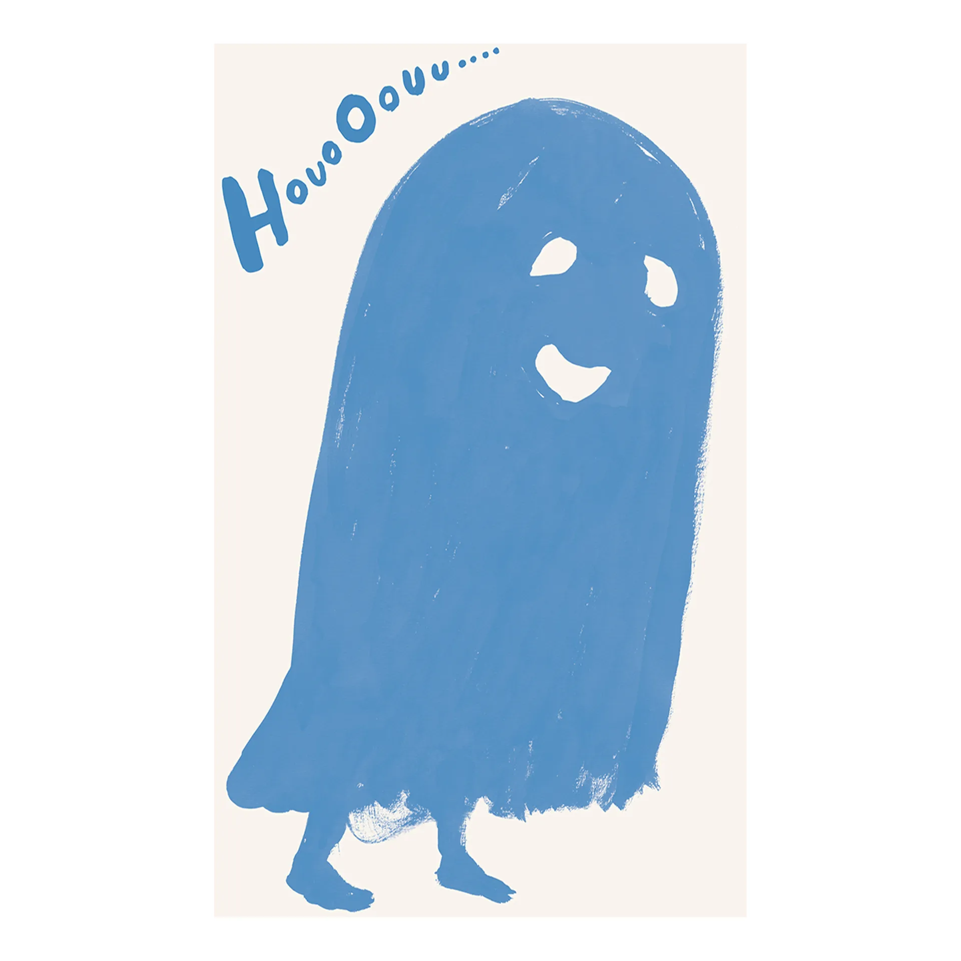 Póster HouoOouu azul, 30x40 cm Paper Collective