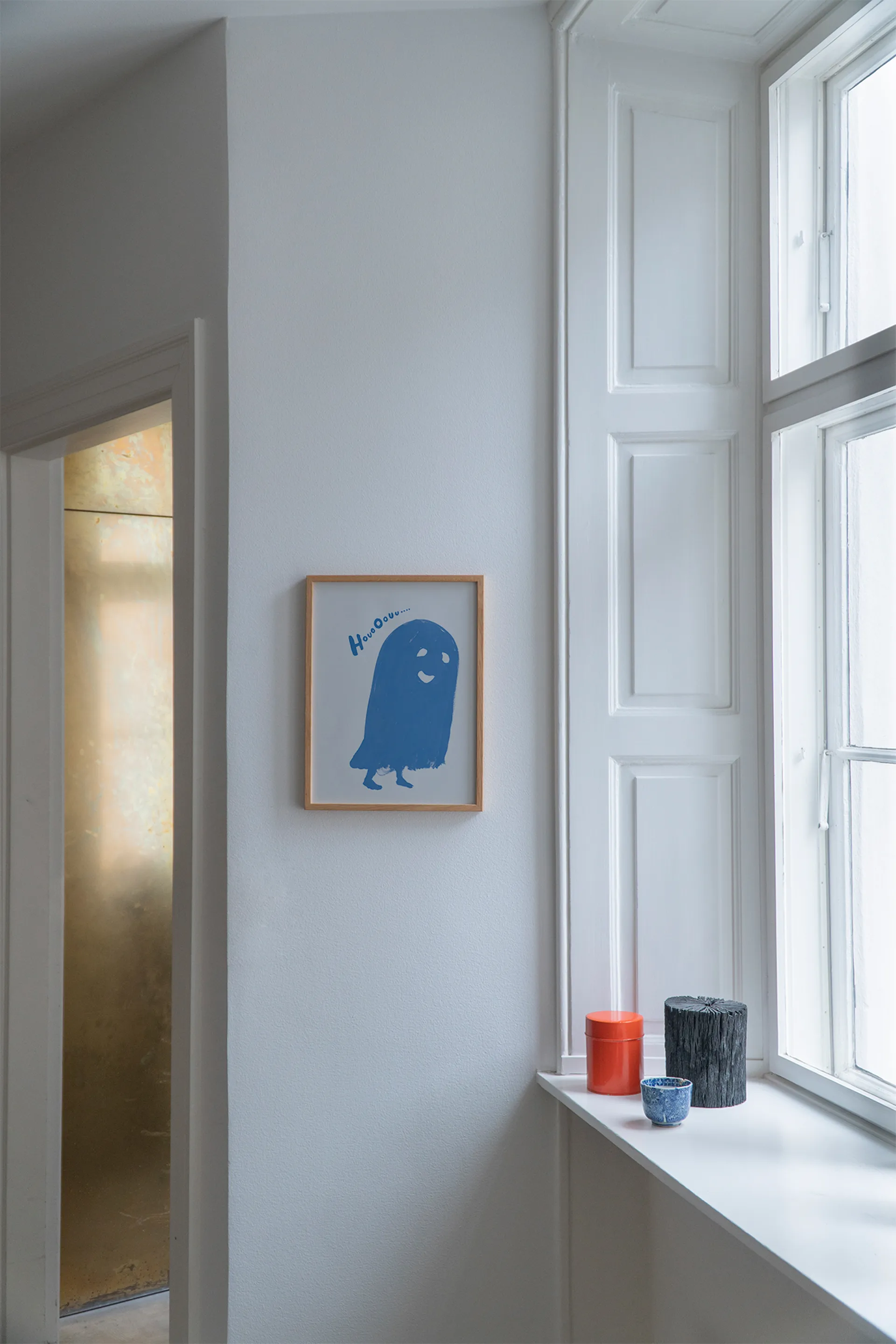 Póster HouoOouu azul, 30x40 cm Paper Collective