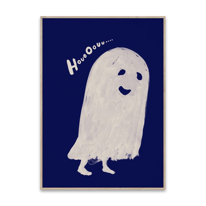 Póster HouoOouu branc, 50x70 cm Paper Collective