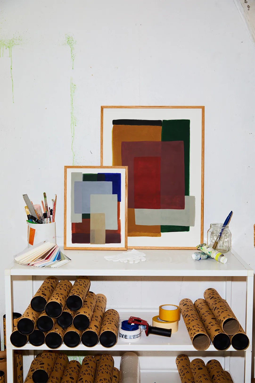 Poster Layers 01, 30x40 cm Paper Collective