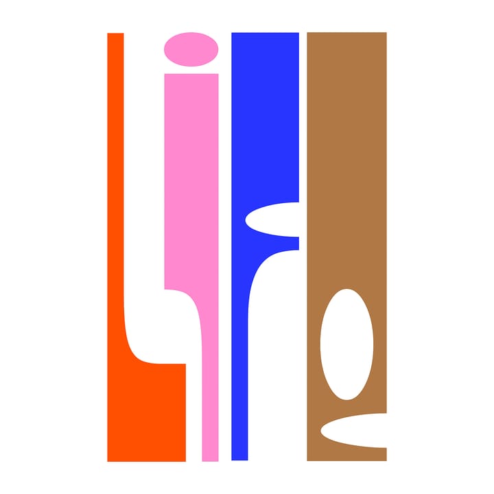 Poster Life, 30x40 cm Paper Collective