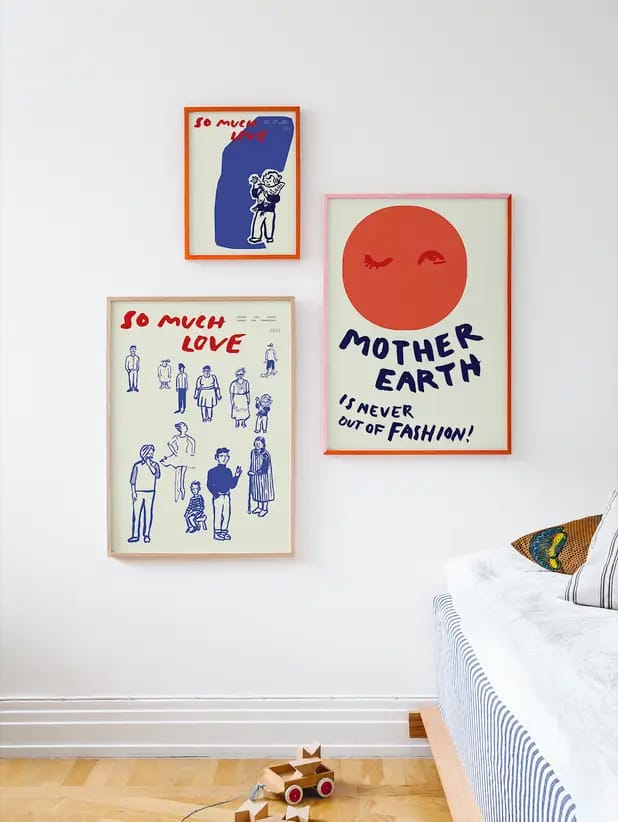 Póster Mother Earth, 30x40 cm Paper Collective