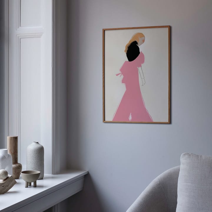Póster Pink Dress, 30x40 cm Paper Collective