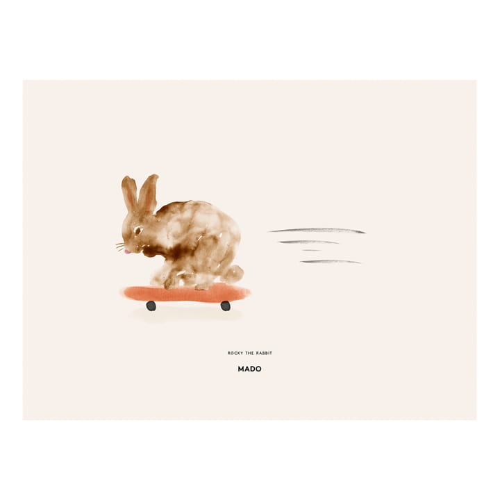 Póster Rocky the Rabbit - 30x40 cm - Paper Collective