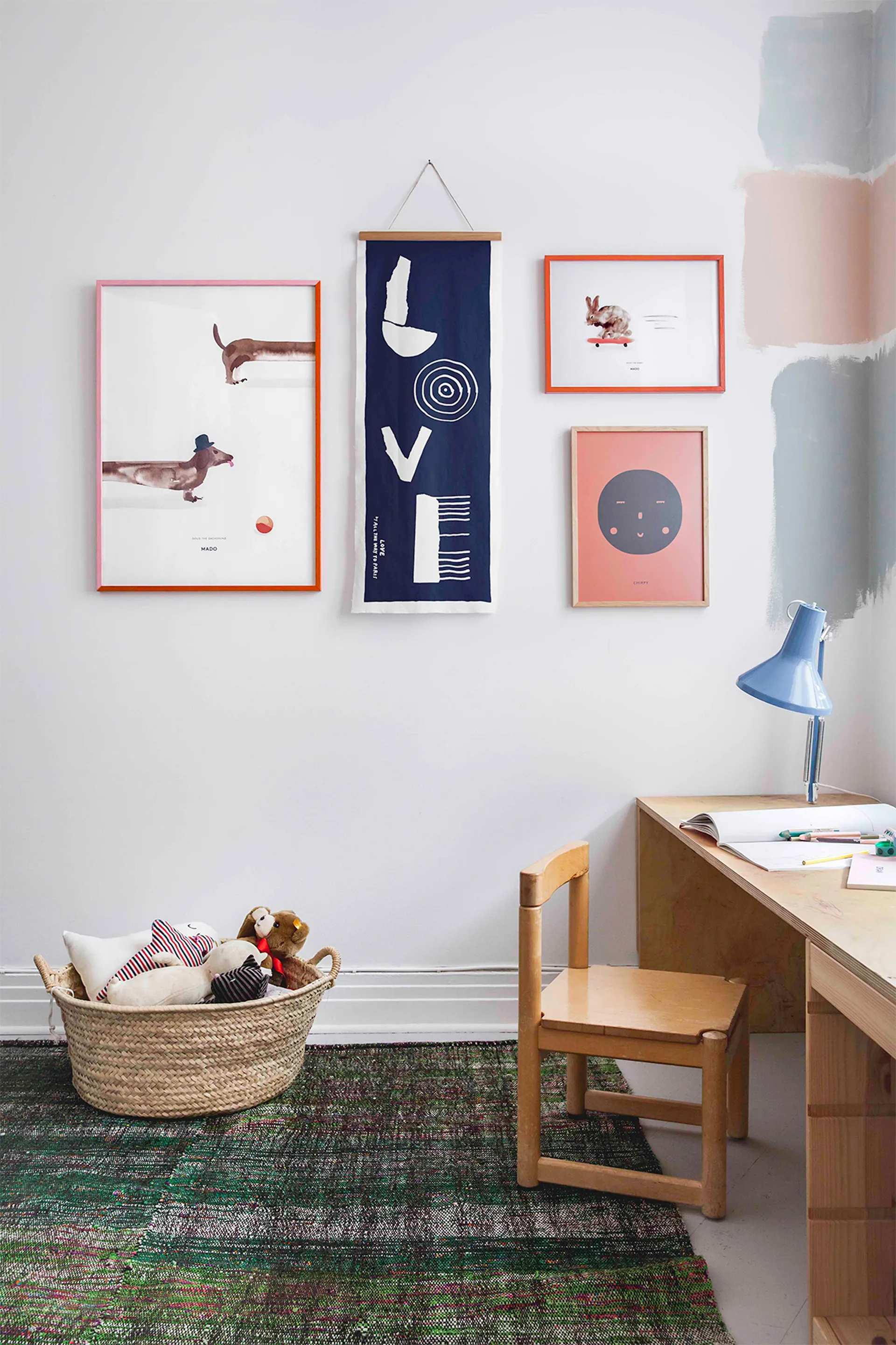 Póster Rocky the Rabbit, 30x40 cm Paper Collective