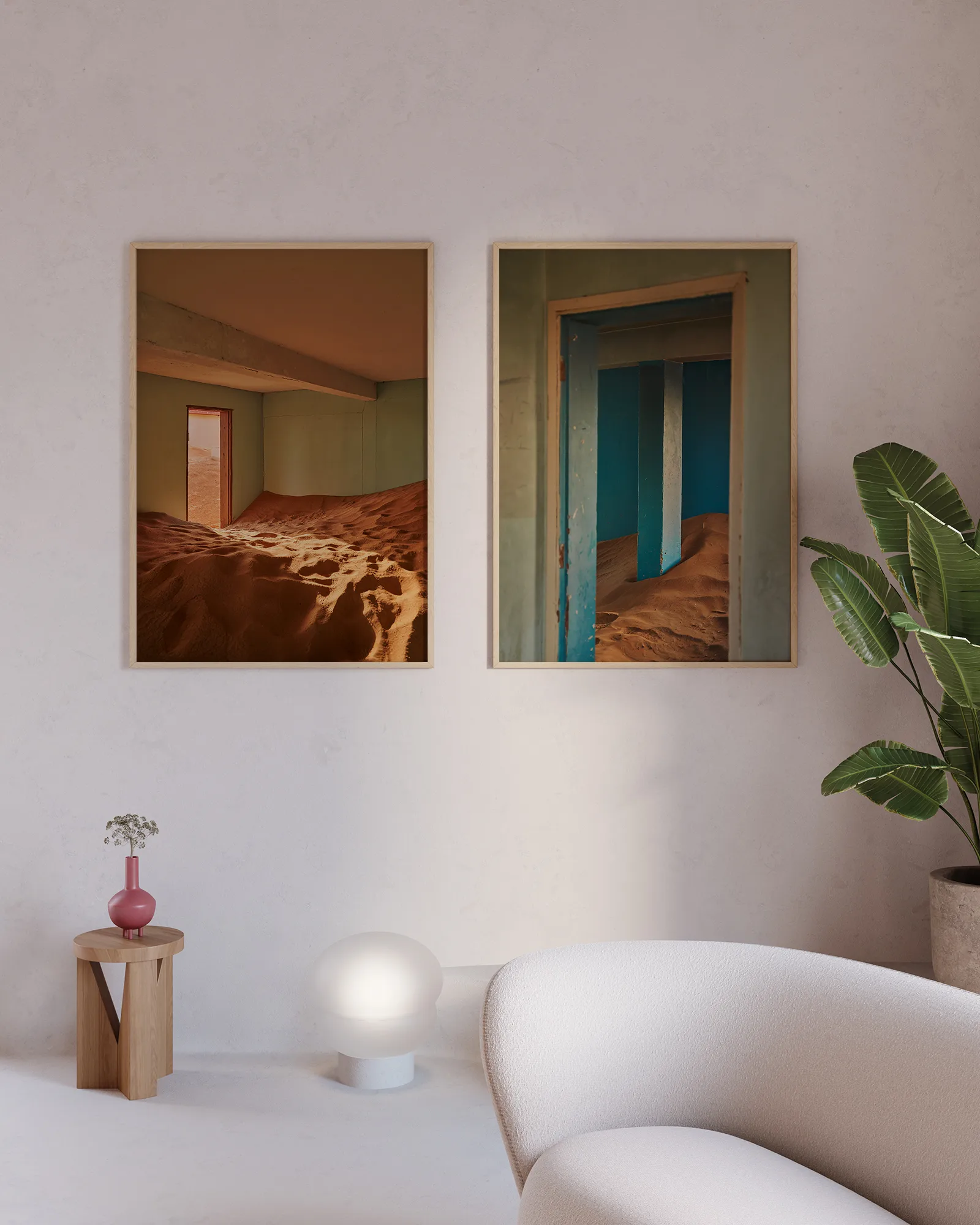 Póster Sand Village I, 50x70 cm Paper Collective