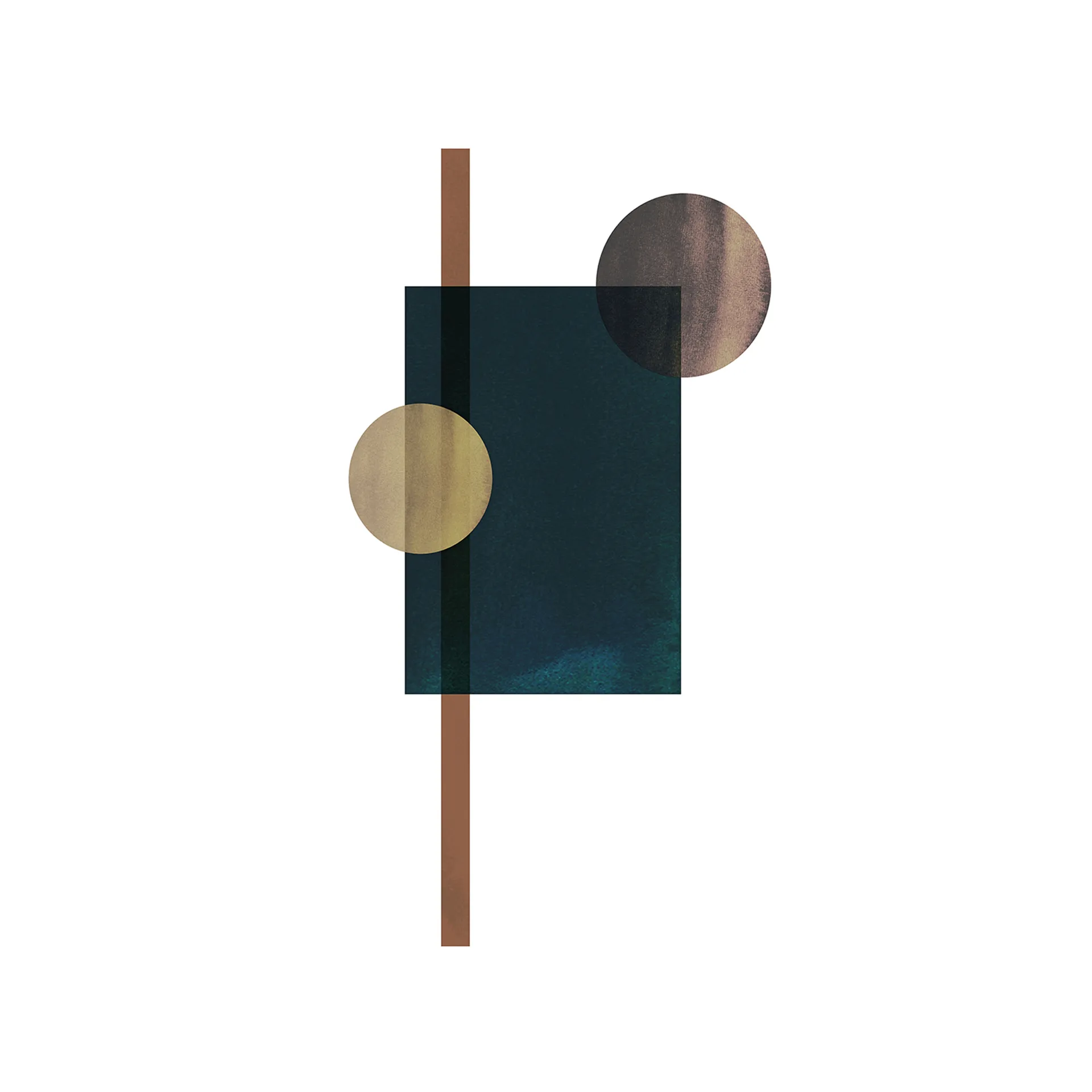 Póster Shapes of Colour 04, 50x70 cm Paper Collective