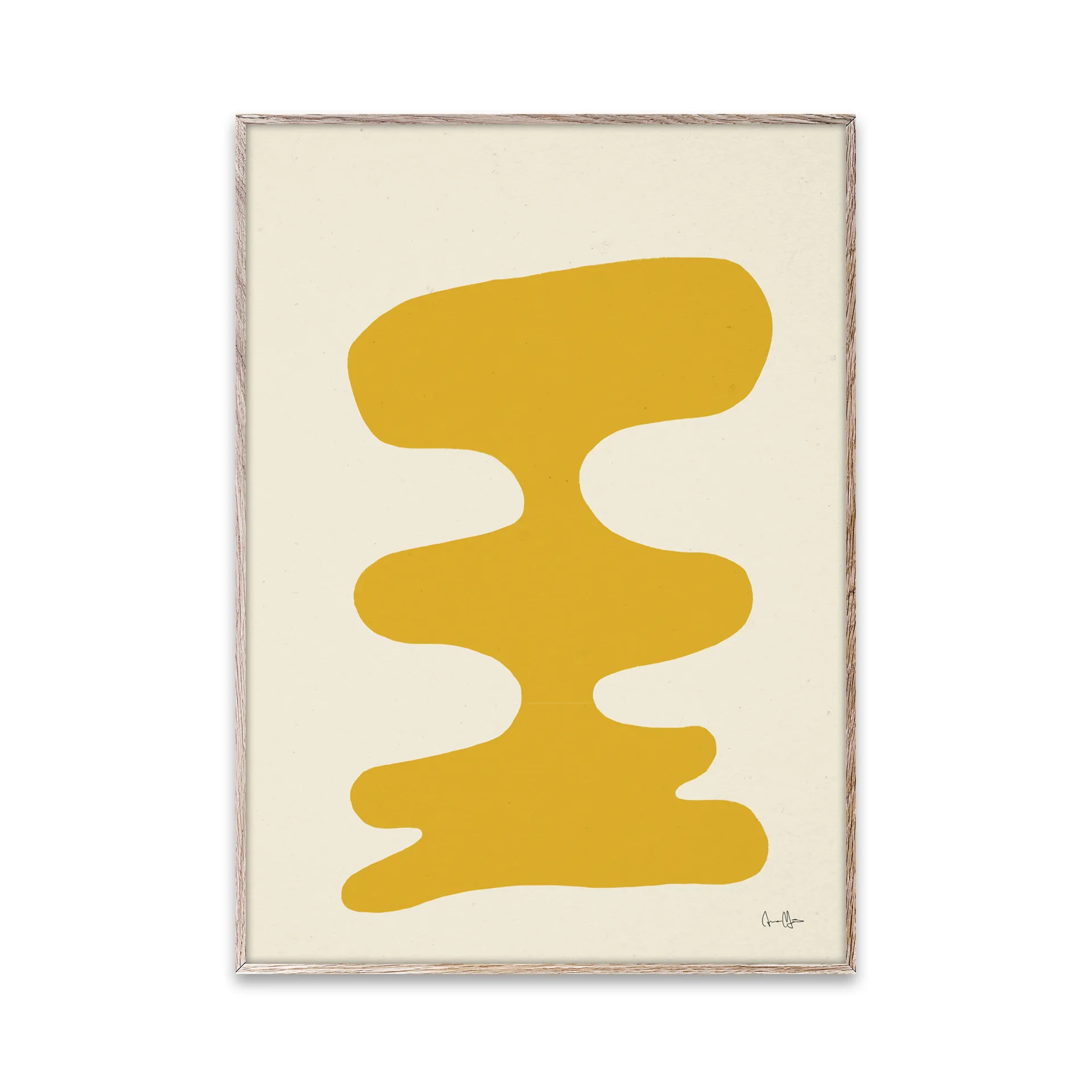 Póster Soft Yellow, 30x40 cm Paper Collective