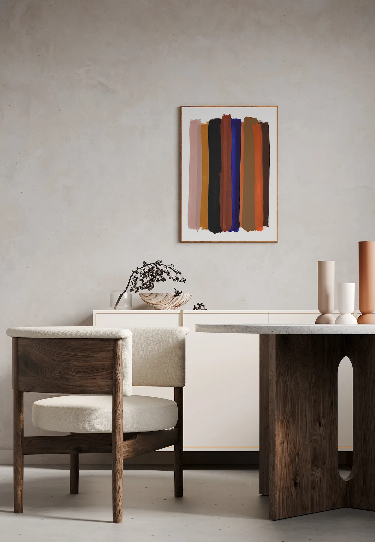 Póster Stripes, 50x70 cm Paper Collective