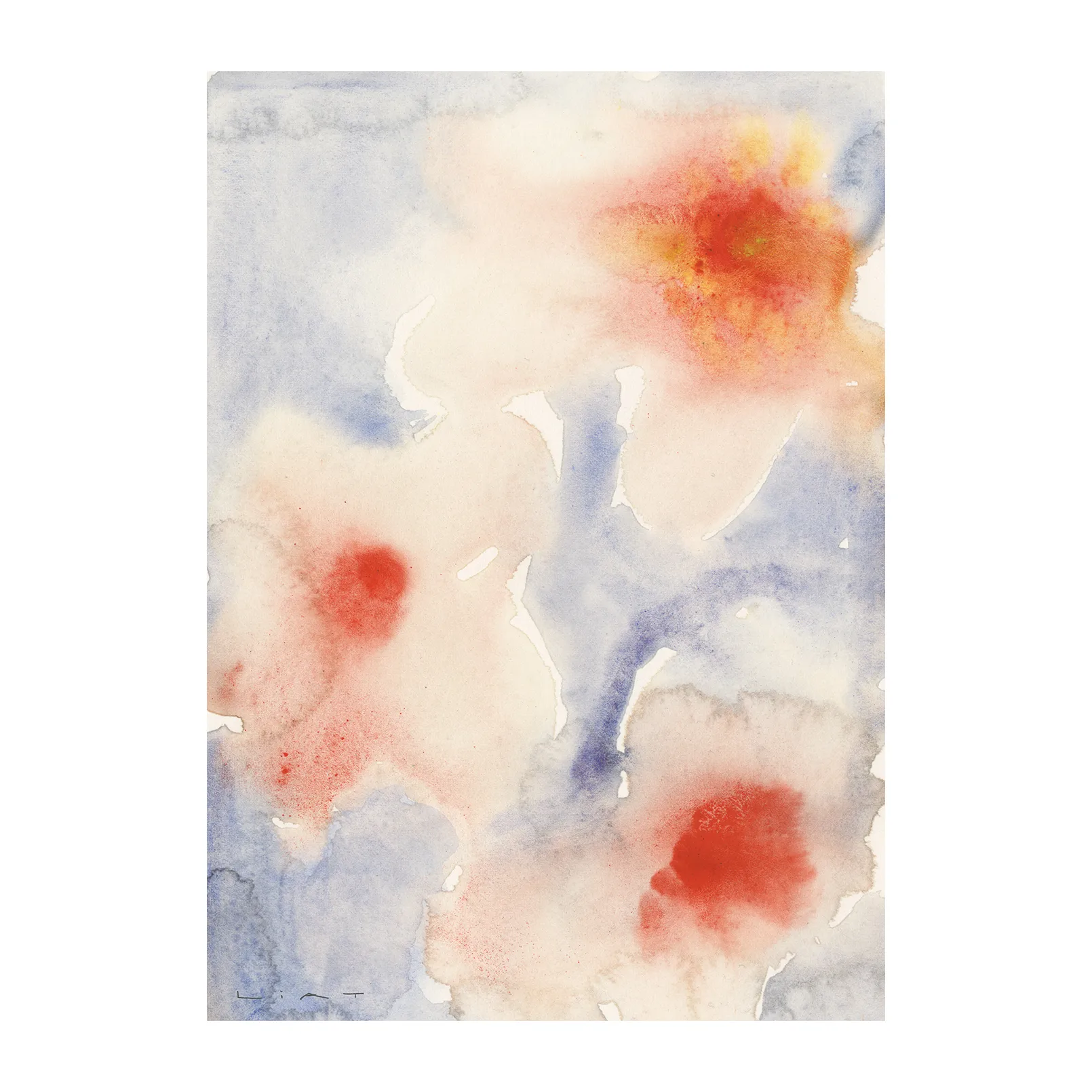 Póster Three Flowers, 30x40 cm Paper Collective