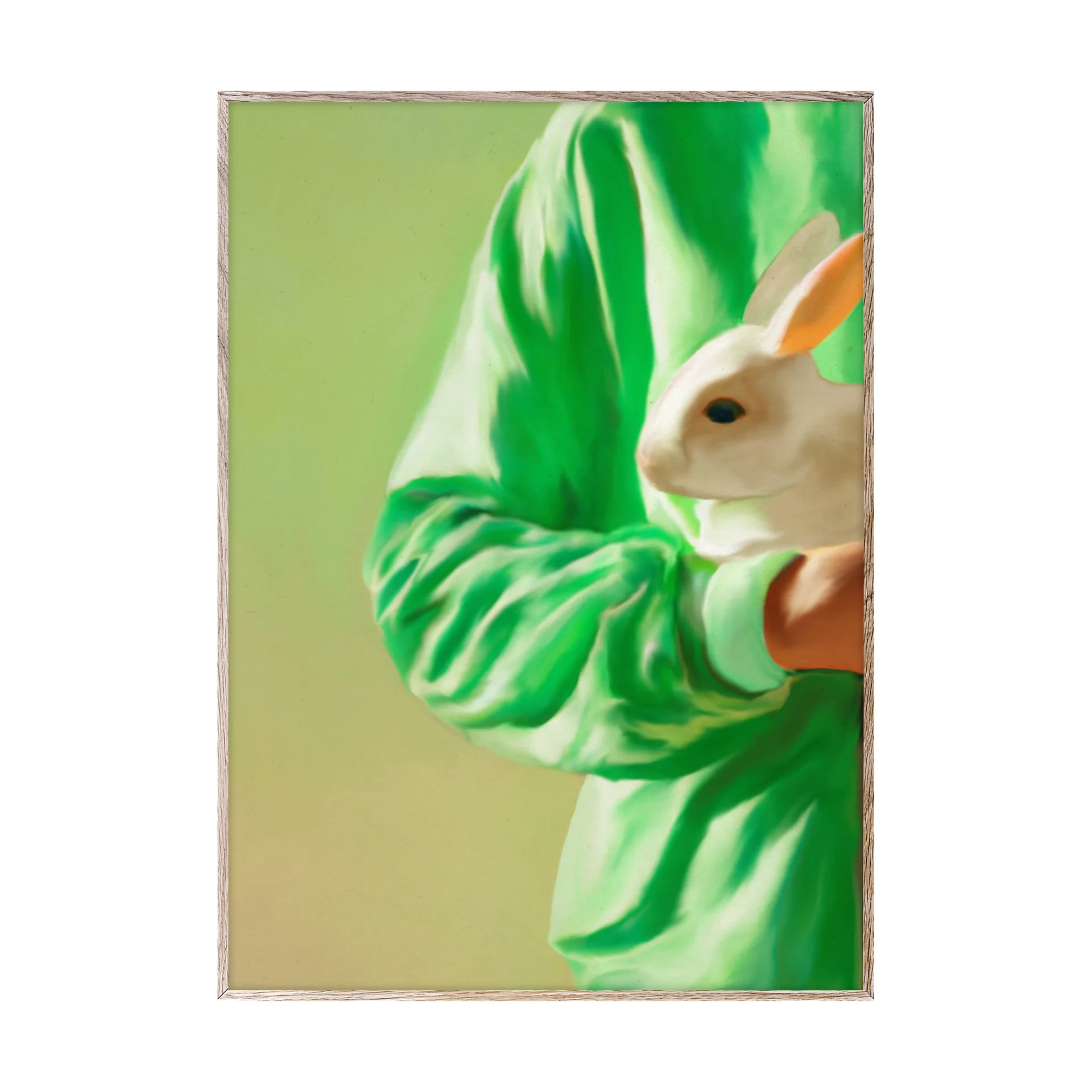 Poster White Rabbit , 30x40 cm Paper Collective