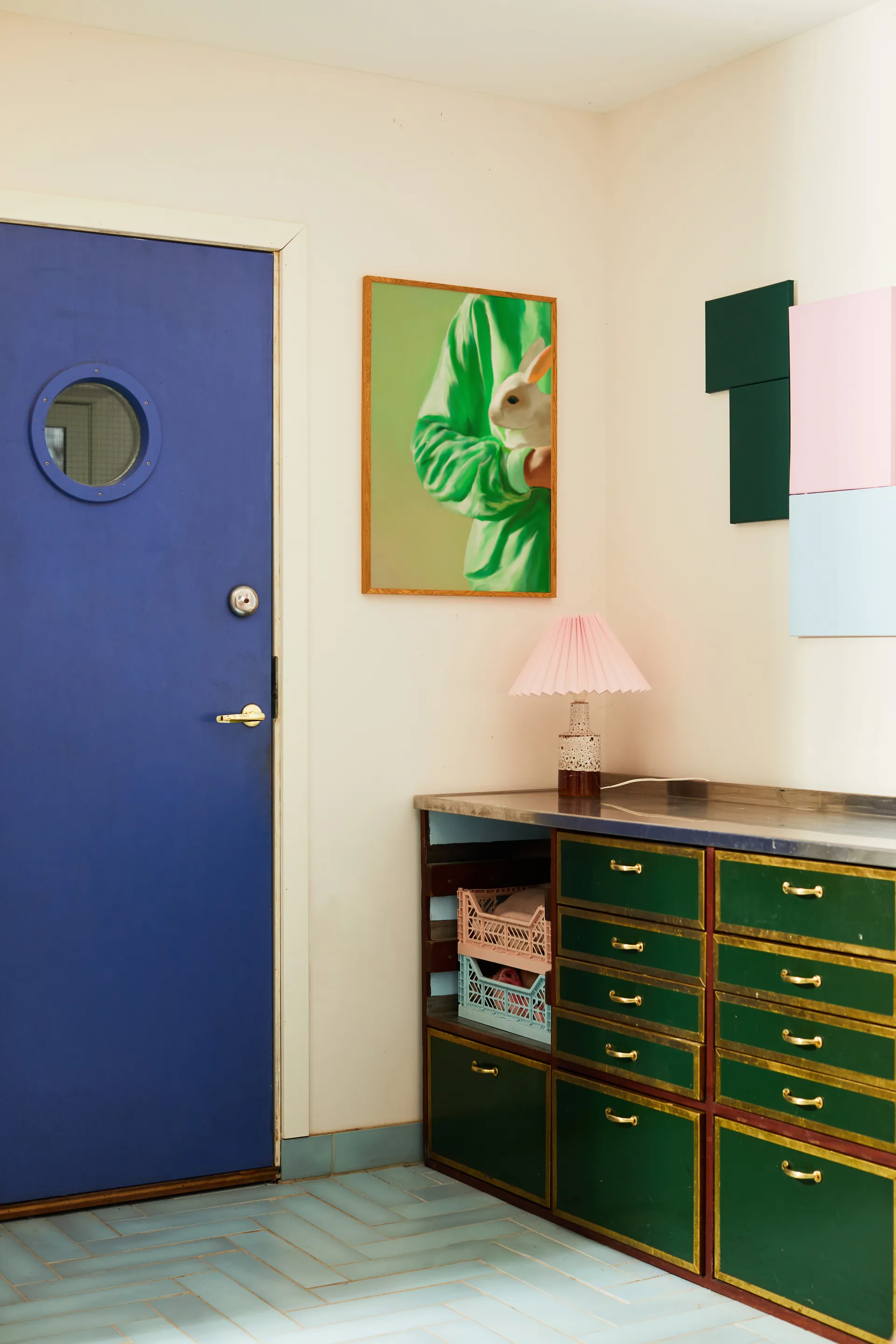 Poster White Rabbit , 70x100 cm Paper Collective