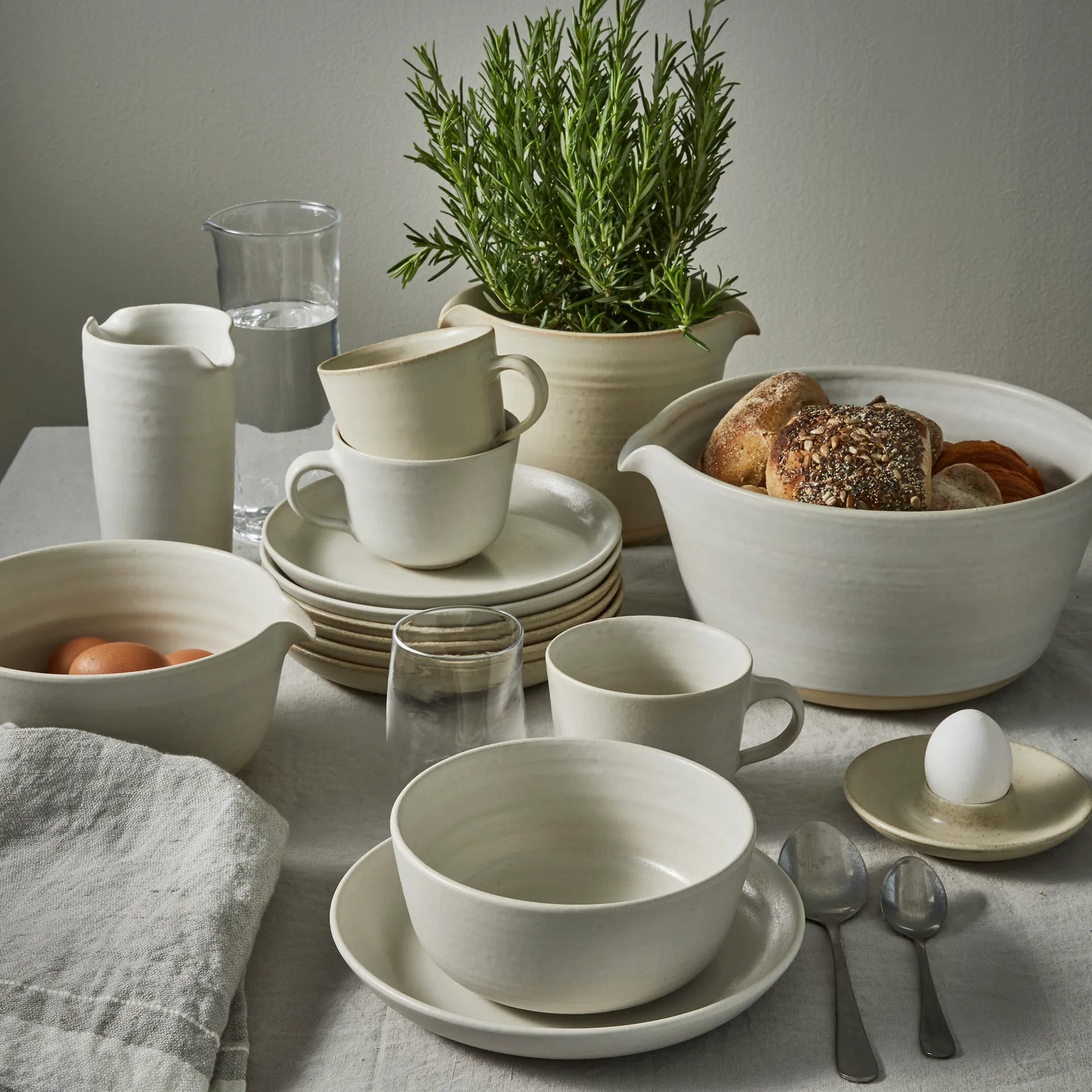 Tigela pequena Lantliv, aveia Paradisverkstaden