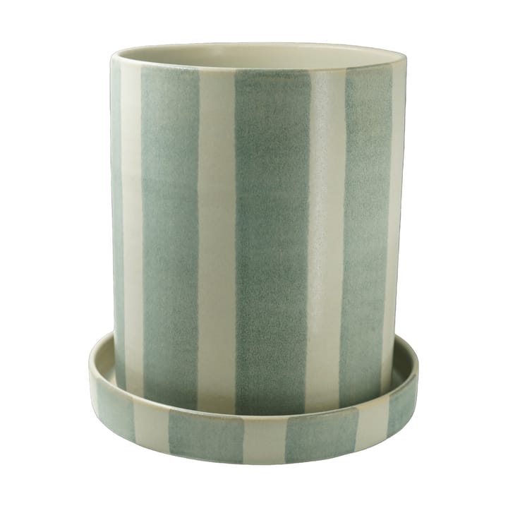 Vaso médio Rand Ø18 cm, verde-lavanda Paradisverkstaden